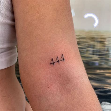 444 hand tattoo|444 Angel Number Tattoo Ideas, Meaning, & Symbolism